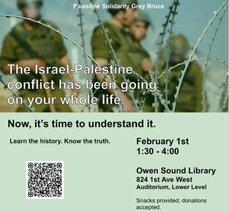 Event image Community Screening of Award-Winning Documentary "Israelism" at Owen Sound Library